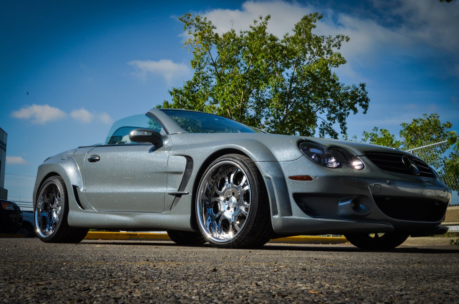 640-сильный Mercedes SL55 AMG от ZR Auto